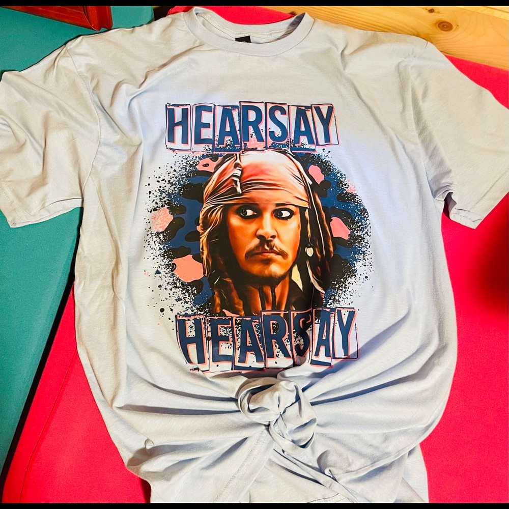 Johnny Depp Hearsay Shirt, Gildan Softstyle